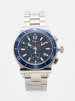 Zegarek chronograficzny FERRAGAMO srebrny