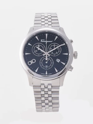 Zegarek chronograficzny FERRAGAMO srebrny