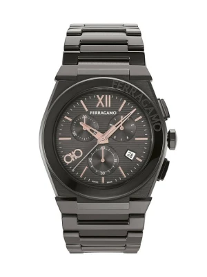 Zegarek chronograficzny FERRAGAMO stalowy