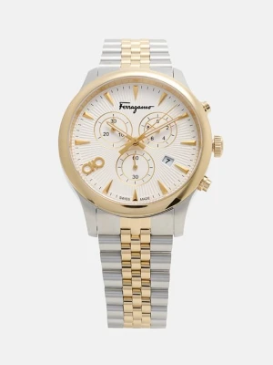 Zegarek chronograficzny FERRAGAMO żółty