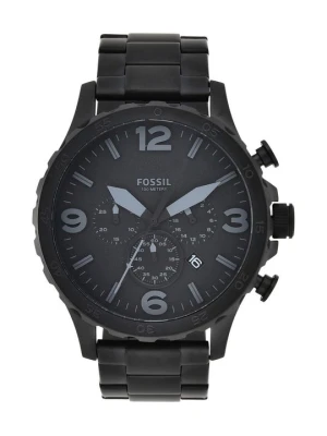 Zegarek chronograficzny Fossil czarny