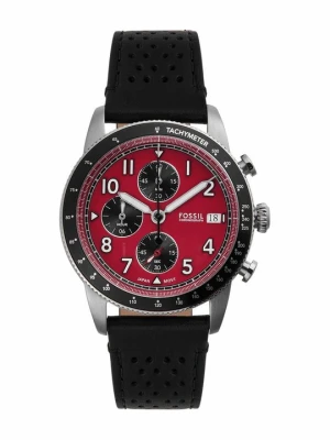 Zegarek chronograficzny Fossil czarny