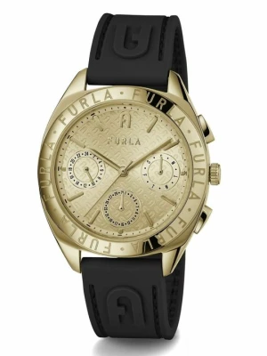 Zegarek chronograficzny Furla czarny