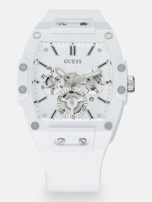 Zegarek chronograficzny Guess biały