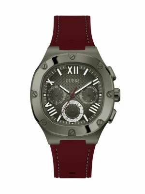 Zegarek chronograficzny Guess czerwony