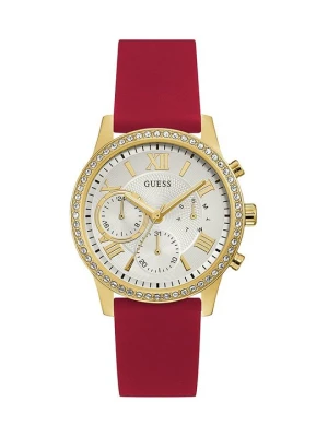Zegarek chronograficzny Guess czerwony