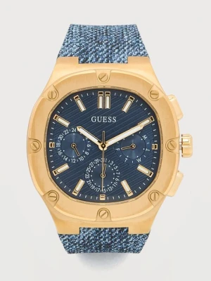 Zegarek chronograficzny Guess granatowy