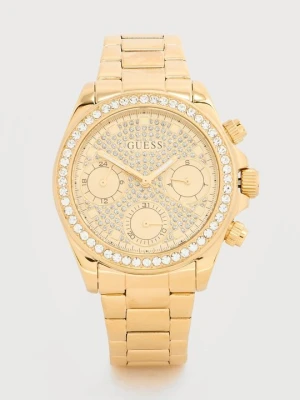 Zegarek chronograficzny Guess srebrny