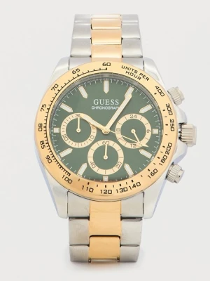 Zegarek chronograficzny Guess srebrny
