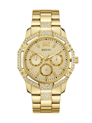 Zegarek chronograficzny Guess w kolorze złota