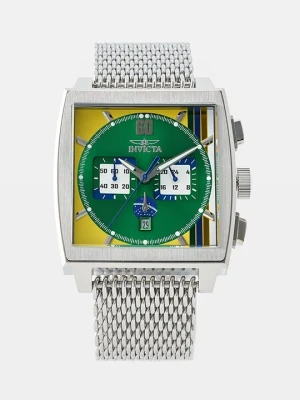 Zegarek chronograficzny Invicta srebrny