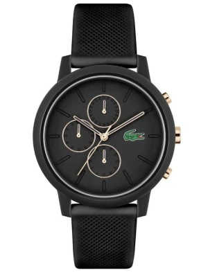 Zegarek chronograficzny Lacoste czarny