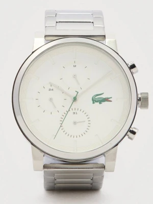 Zegarek chronograficzny Lacoste srebrny