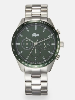 Zegarek chronograficzny Lacoste srebrny