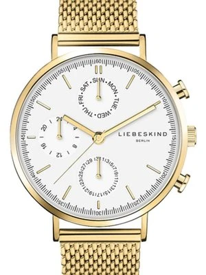 Zegarek chronograficzny Liebeskind złoty