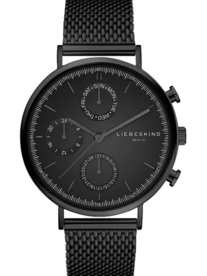 Zegarek chronograficzny Liebeskind czarny