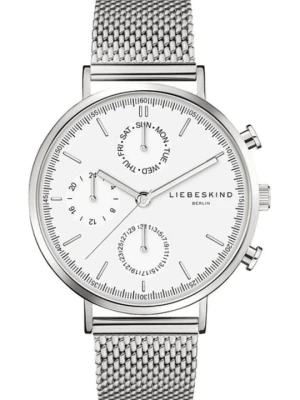 Zegarek chronograficzny Liebeskind srebrny