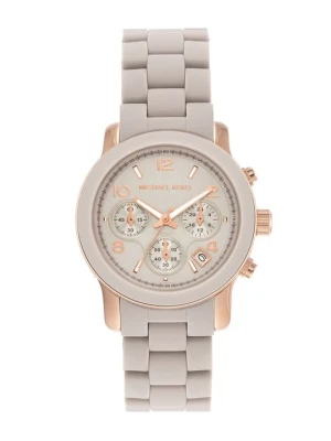 Zegarek chronograficzny Michael Kors beżowy