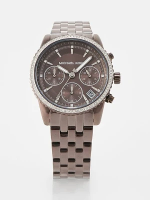 Zegarek chronograficzny Michael Kors brązowy