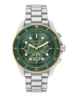 Zegarek chronograficzny Michael Kors srebrny