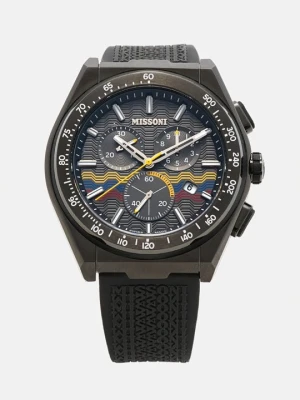 Zegarek chronograficzny Missoni czarny