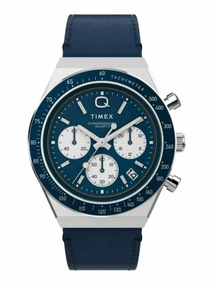 Zegarek chronograficzny Timex niebieski