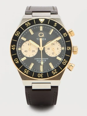 Zegarek chronograficzny Timex srebrny