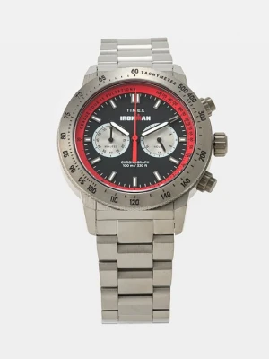 Zegarek chronograficzny Timex stalowy