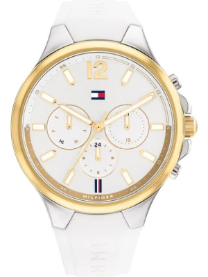 Zegarek chronograficzny Tommy Hilfiger biały