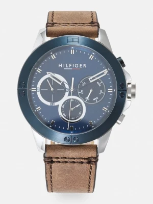 Zegarek chronograficzny Tommy Hilfiger brązowy