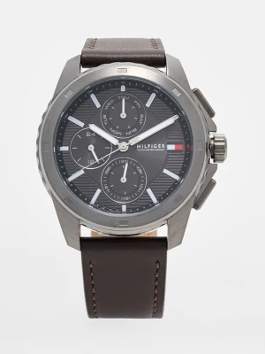 Zegarek chronograficzny Tommy Hilfiger brązowy