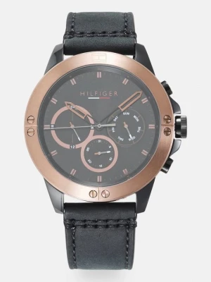 Zegarek chronograficzny Tommy Hilfiger czarny