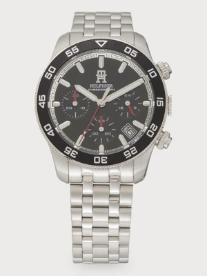 Zegarek chronograficzny Tommy Hilfiger czarny
