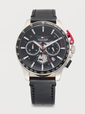 Zegarek chronograficzny Tommy Hilfiger czarny