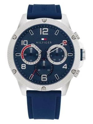 Zegarek chronograficzny Tommy Hilfiger niebieski