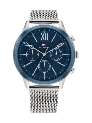 Zegarek chronograficzny Tommy Hilfiger srebrny