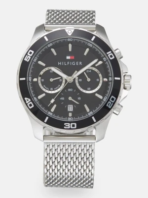 Zegarek chronograficzny Tommy Hilfiger srebrny