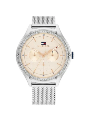 Zegarek chronograficzny Tommy Hilfiger srebrny