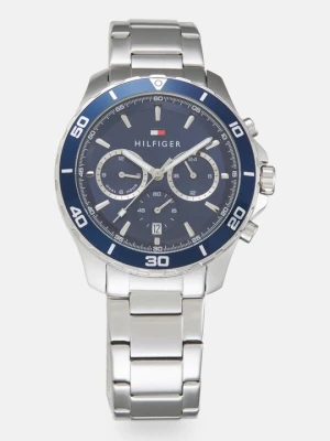 Zegarek chronograficzny Tommy Hilfiger srebrny