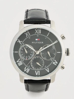 Zegarek chronograficzny Tommy Hilfiger srebrny