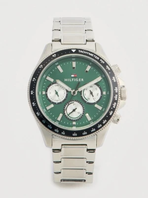 Zegarek chronograficzny Tommy Hilfiger srebrny