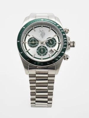 Zegarek chronograficzny U.S. POLO ASSN. srebrny