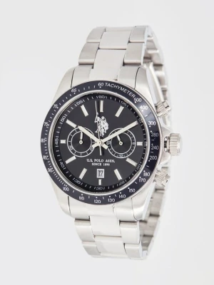 Zegarek chronograficzny U.S. POLO ASSN. srebrny