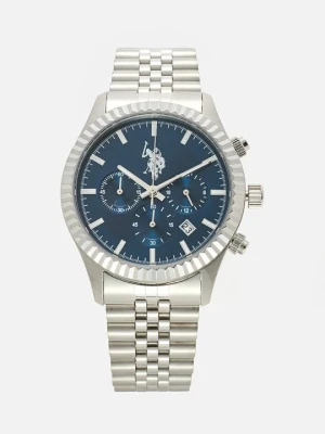Zegarek chronograficzny U.S. POLO ASSN. srebrny