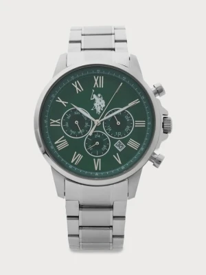 Zegarek chronograficzny U.S. POLO ASSN. srebrny