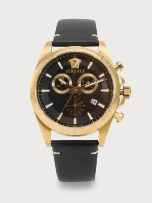 Zegarek chronograficzny Versace czarny