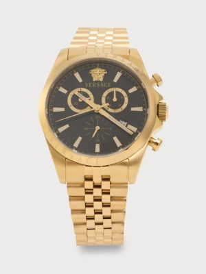 Zegarek chronograficzny Versace w kolorze złota