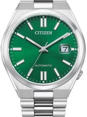 Zegarek Męski CITIZEN Green Automatic Classic Sapphire Tsuyosa NJ0150-81X