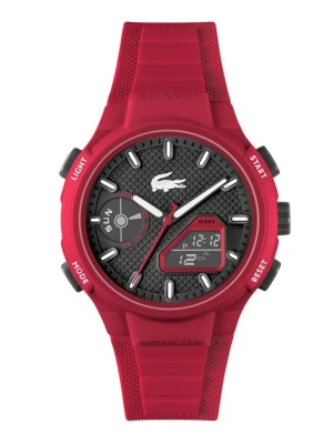 Zegarek cyfrowy Lacoste czerwony