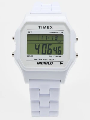 Zegarek cyfrowy Timex biały